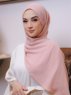 ADARAA GLITTER DUSTY PINK