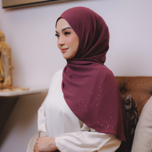 ADARAA GLITTER PLUM